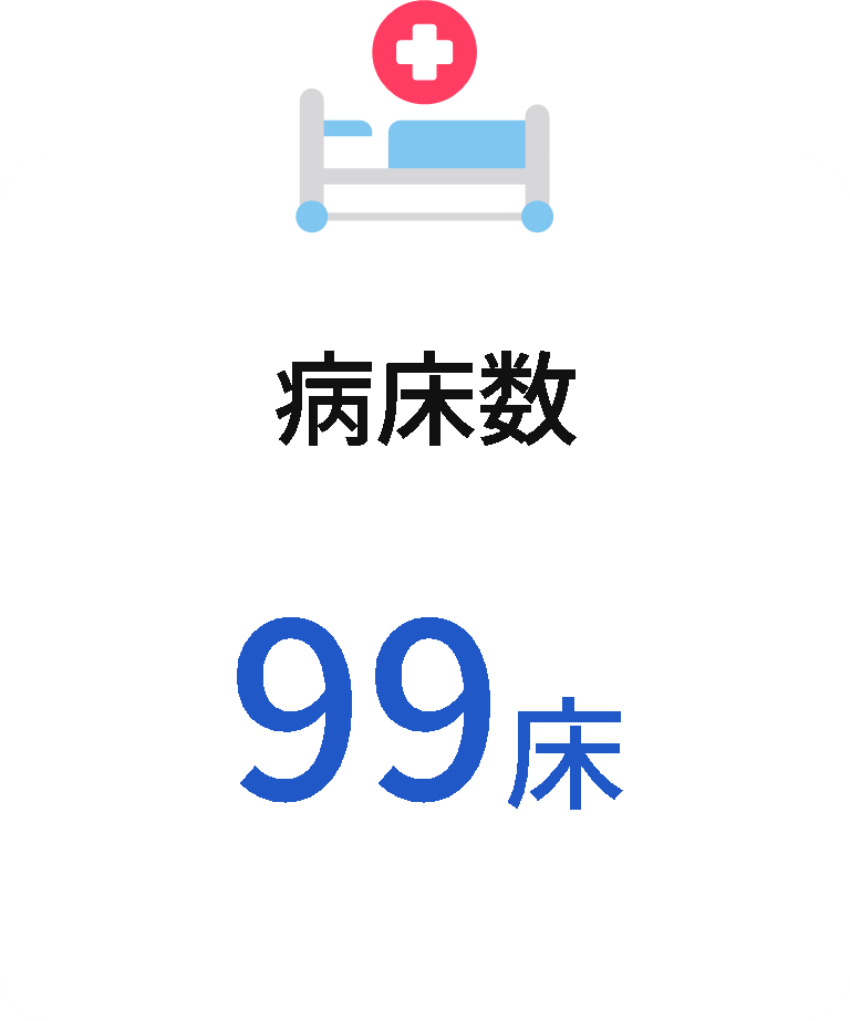 病床数99床